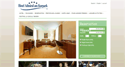 Desktop Screenshot of hotel-admiral.at